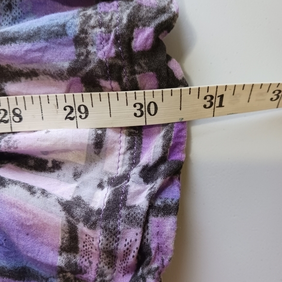 Rock 47 by wrangler purple plaid shirt - Picture 8 of 8